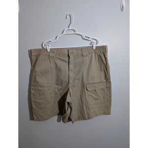 Foundry‎ Stretch Waist Flat Front Cargo Shorts Men's Size 46